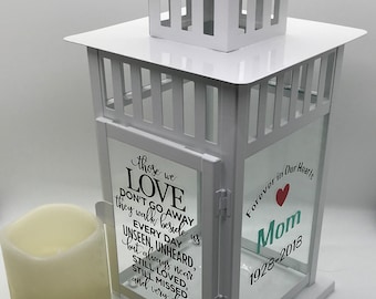 Remembrance Lantern/Personalized Lantern/Memory lantern/Memorial Lantern/Memorial gift/In loving Memory