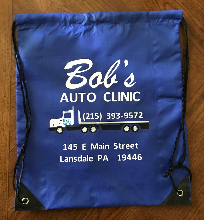 Nylon Drawstring Backpack Tow Truck Backpack Promotional Backpack Business Backpack