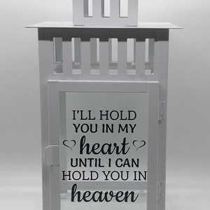Remembrance Lantern/Personalized Lantern