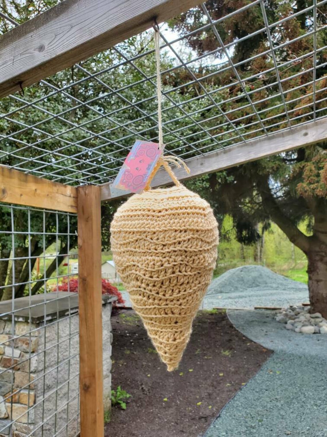 Nest Decoy, Wasp Nest Decoy, Decorative Nest, Eco