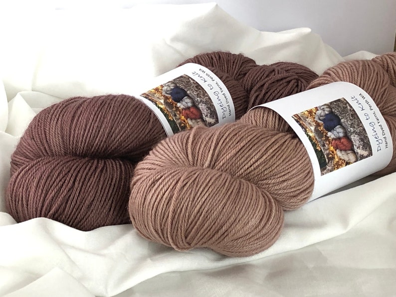 HOT CHOCOLATE 4 ply 100/% SW Merino Sock Yarn