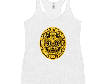 12 Volt Skull - Women's Racerback Tank