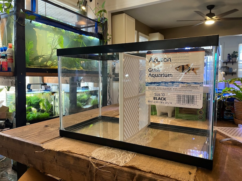 10 Gallon 3D Printed Aquarium Divider Betta Tank Divider Etsy
