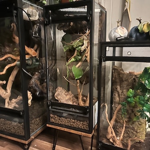 Arboreal Aquarium Conversion Kit With Mister And Interior Light Mounting Inlets (Fits 20 Gal Long)(No Glass Included)
