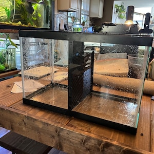 5.5 Gallon 3D Printed Aquarium Divider - Betta Tank Divider (NO TANK INCLUDED)