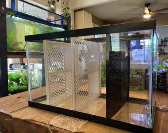 Custom 3D Aquarium Divider: 3D Printed Tank Separator