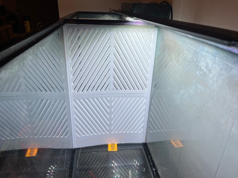 55 Gallon 3D Printed Aquarium Divider / Tank Divider Etsy
