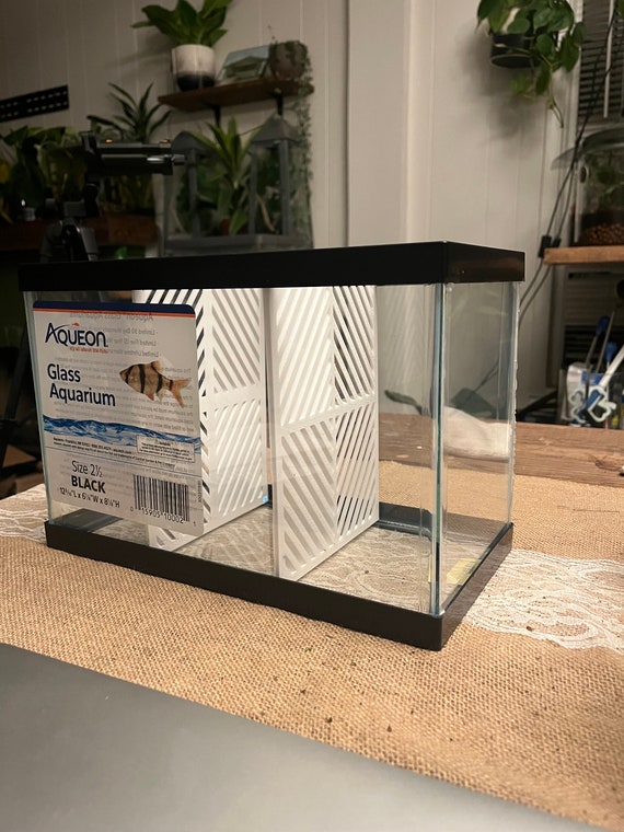 2.5 Gallon 3D Printed Aquarium Divider Betta Tank Divider NO TANK