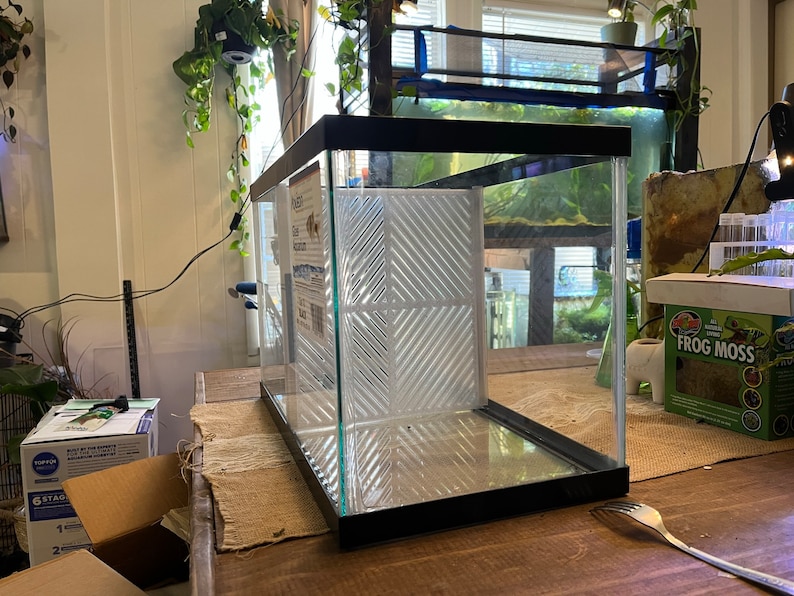 10 Gallon 3D Printed Aquarium Divider Betta Tank Divider Etsy
