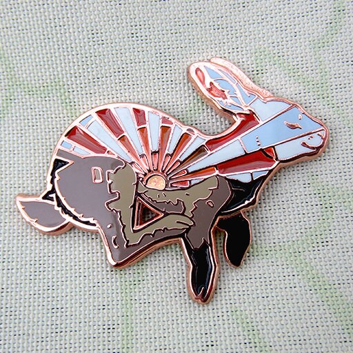 Dawn Rabbit: Wild Sky Version 2 Enamel Pin - Etsy