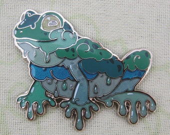 Rainy Frog: Wild Sky Version 2 Enamel Pin