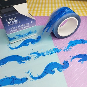 wOtter Splash Clear Washi Tape