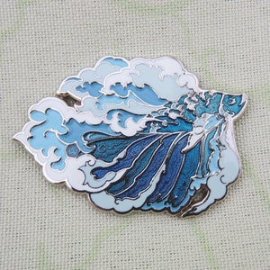 Stratosphere Betta: Wild Sky Version 2 Enamel Pin