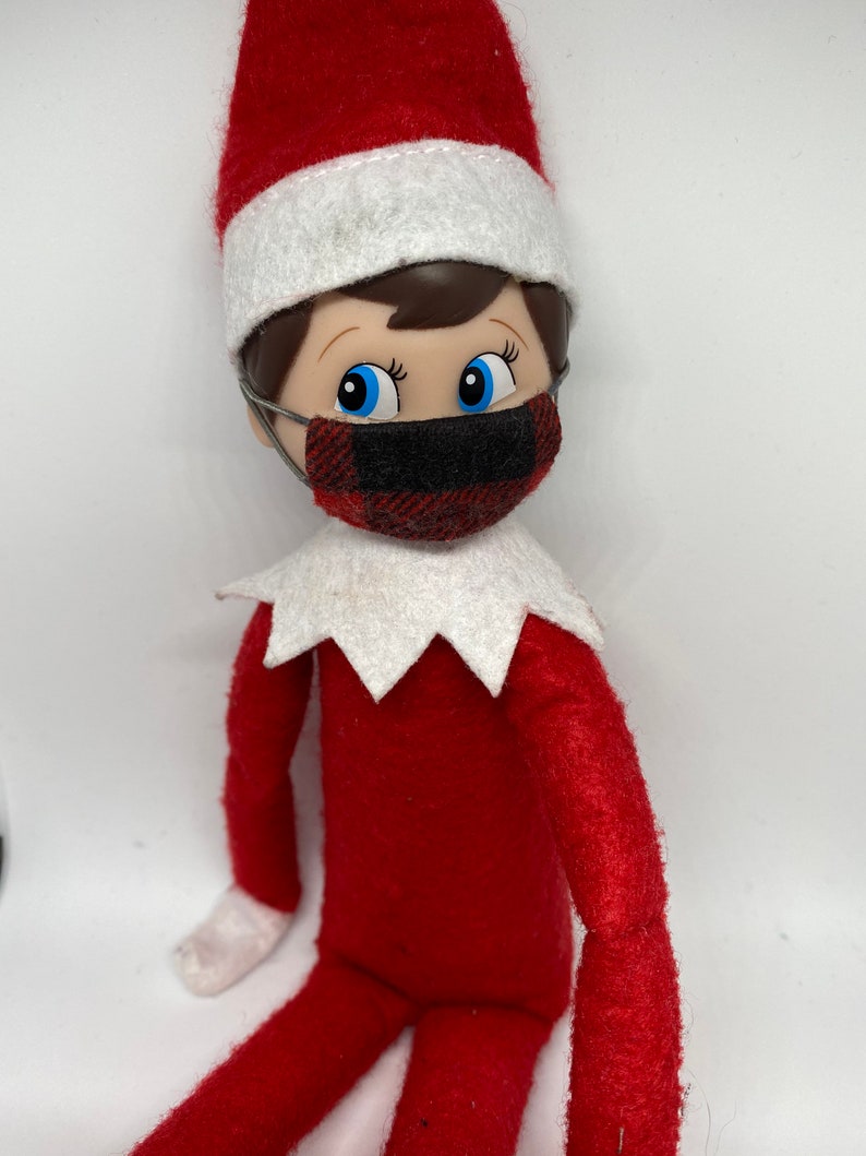 Elf on a shelf face mask Etsy