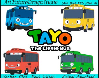 tayo little bus etsy