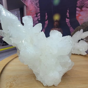 Receive This Exact Cave Calcite Cluster - White Aragonite Crystal from Mexico
