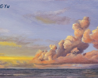 Original Landscape Oil Painting, Tonal Landscape Oil Painting Tonalism Representational art, Classic Fine Art, Landscape Oil Painting