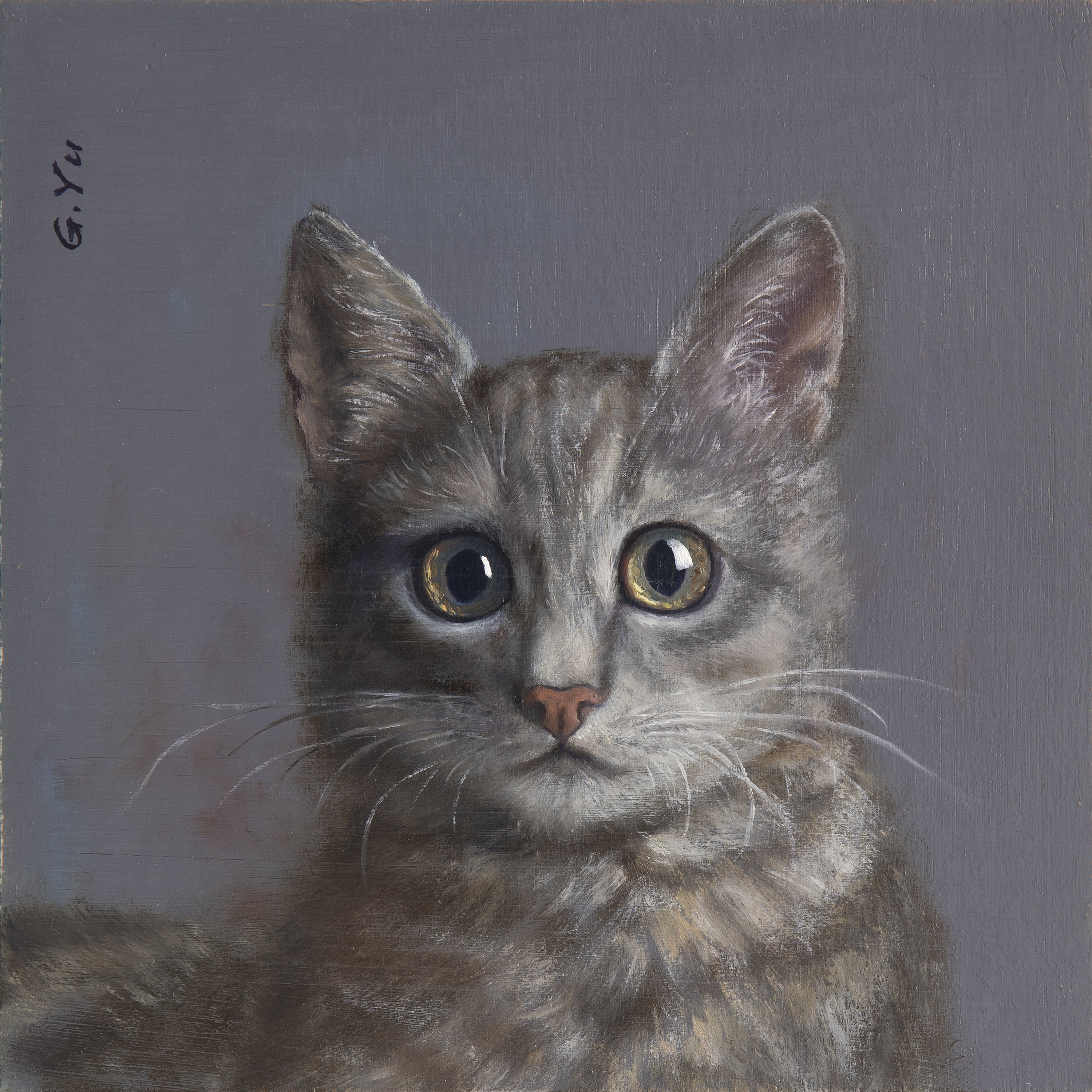 Custom Realistic Cat Portrait Painting in Oil Custom Hand - Etsy