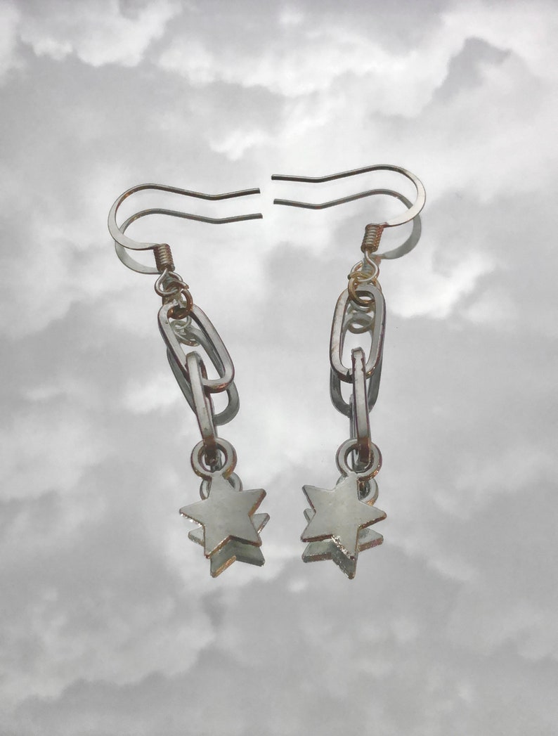 Mini star earrings