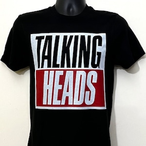 Talking Heads - vintage indie 80s - art rock - talking heads music shirt