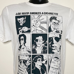 LOU REED - Camiseta retro vintage de los años 60 - Velvet Underground - Camiseta Lou Reed