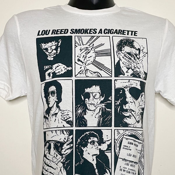 LOU REED - Retro vintage 60s T-shirt - Velvet Underground - Lou Reed shirt