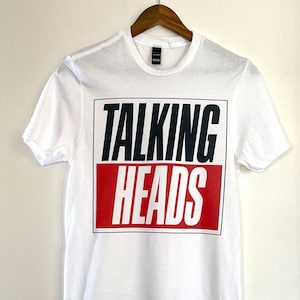 Talking Heads T-shirt - vintage retro indie 80s - art rock - talking heads music shirt