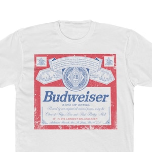 BUDWEISER beers classic vintage style beer T-shirt - beer lover shirt