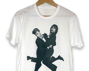 Iggy and Bowie - retro 70s - retro iggy pop stooges - vintage - music shirt