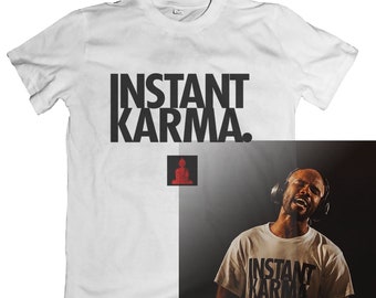 Frank Ocean INSTANT KARMA T-shirt Frank Ocean Shirt Etsy