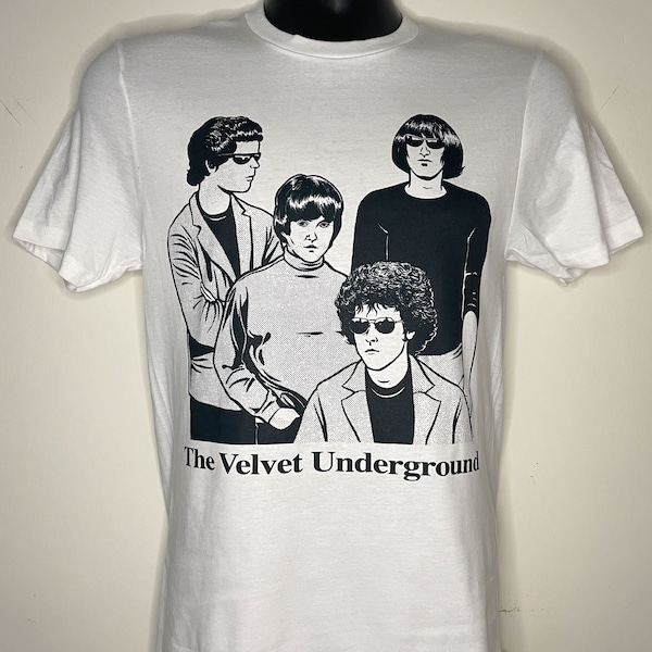 The Velvet Underground T-shirt - chemise rétro des années 60 70 vintage lou reed