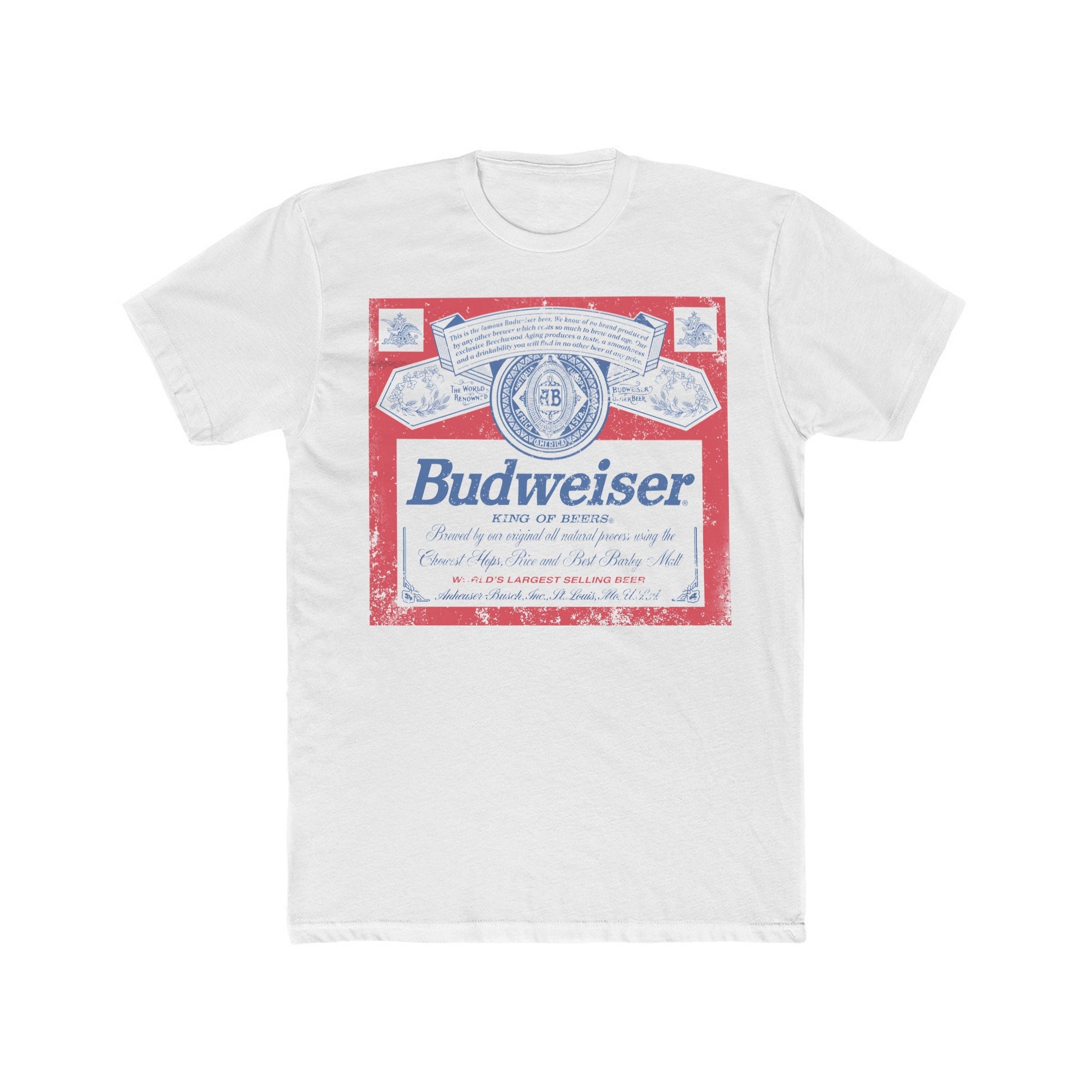 Budweiser Beers Classic Vintage Style Beer T-shirt