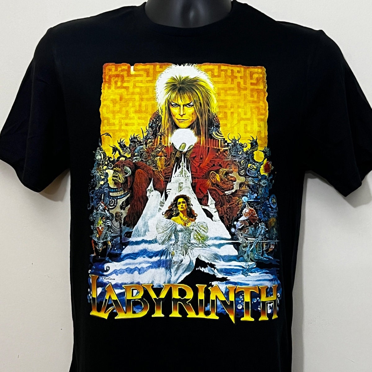 David bowie top labyrinth t shirt