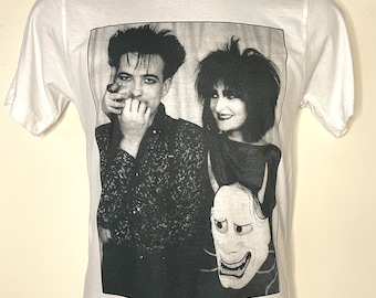 Robert Smith and Siouxsie Sioux  - Goth - The Cure - Siouxsie  and the Banshees - music shirt