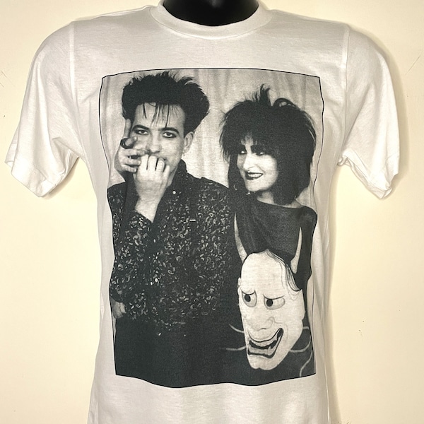 Robert Smith and Siouxsie Sioux  - Goth - The Cure - Siouxsie  and the Banshees - music shirt