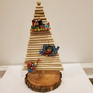 Natural Wooden Adjustable Christmas Tree
