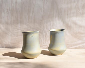 Ceramic Water Cups Set | Drinking Glasses  | Ceramic Tumbler | Ceramic Cup Handmade | Pottery | Drinkware | Stoneware | Wine Glasses