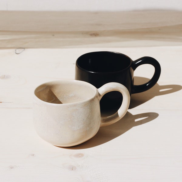 Ceramic Mug Set Of 2 | Pottery Mugs Handmade | Coffee Mugs | Stoneware Mug | Wide Mug | Ceramics |  | Tea Mug | Large Mug | Ceramics