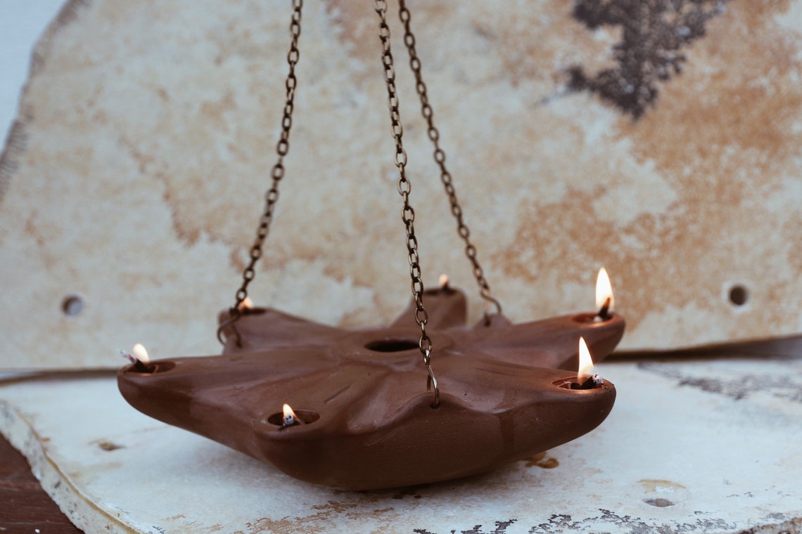 Ceramic Hanging Oil Lamp Ancient Greek Oil Lamp Ancient | Etsy