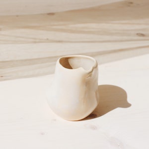 Ceramic Milk Jug Handmade Pottery Ceramic Creamer Ceramics Kitchen Decor Stoneware Minimalist Tableware Small Milk Jug image 2