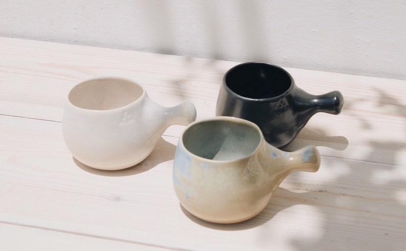Large Ceramic Mug Set of 2 Coffee Mugs Tea Mug Handmade Ceramics Handmade Pottery Large Mug Pottery Mugs Greek Ceramics image 1