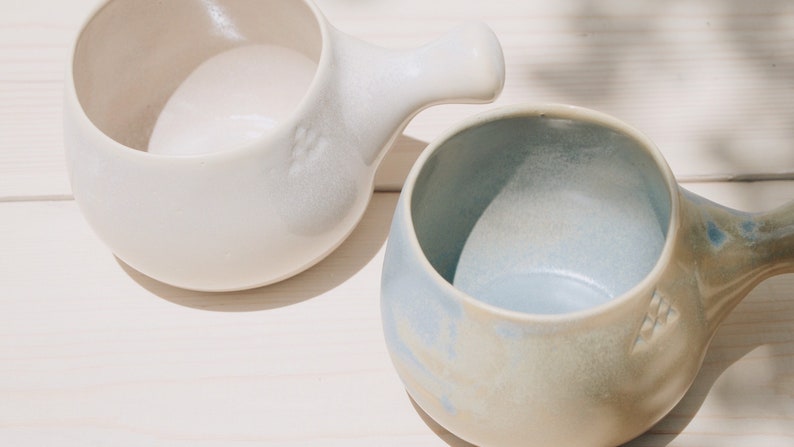 Large Ceramic Mug Set of 2 Coffee Mugs Tea Mug Handmade Ceramics Handmade Pottery Large Mug Pottery Mugs Greek Ceramics image 7