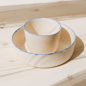 Handmade Ceramic Dinnerware | Plate and Bowl Set | Pottery and Ceramics | Tableware Set | Ceramic Plate | Pottery Bowl | Plates | Homeware
