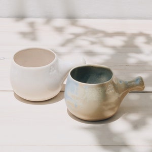 Large Ceramic Mug Set of 2 Coffee Mugs Tea Mug Handmade Ceramics Handmade Pottery Large Mug Pottery Mugs Greek Ceramics image 4