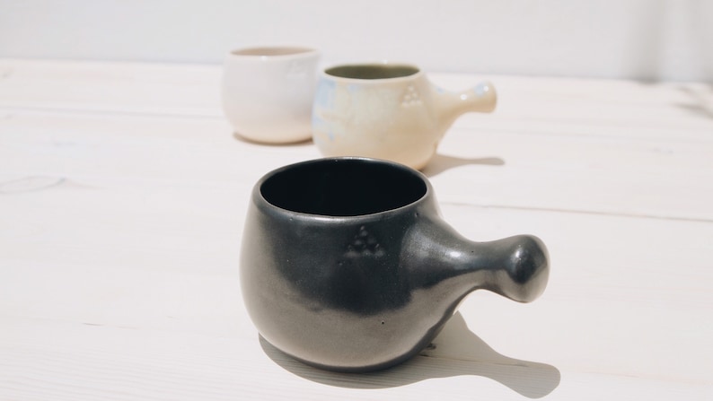 Large Ceramic Mug Set of 2 Coffee Mugs Tea Mug Handmade Ceramics Handmade Pottery Large Mug Pottery Mugs Greek Ceramics Black
