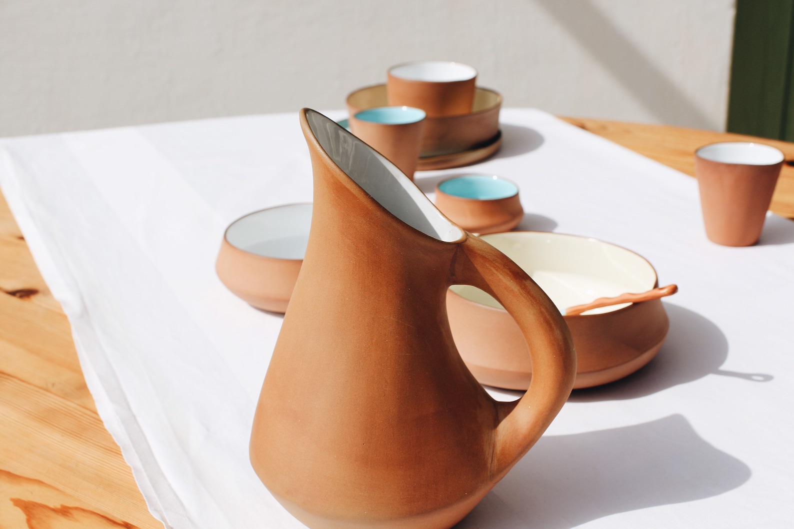 Woven Ceramic Pitcher main image 0