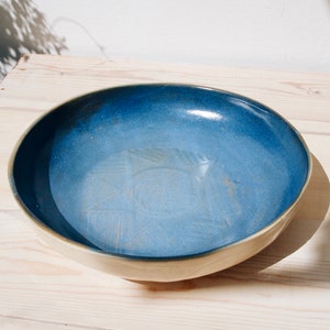X-Large Ceramic Serving Bowl Fruit Bowl Ceramics and Pottery Handmade Ceramic Bowl Serving Bowl Greek Pottery Centerpiece Home image 4