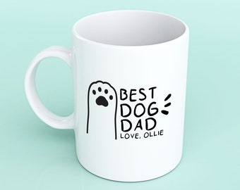 personalised dog dad mug