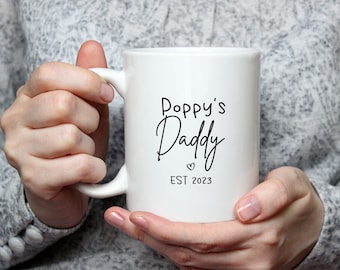 Personalised Daddy Mug, Father's Day gift, mug for new Dad 2023, Dad mug, personalised Dad mug, new Dad, first Father's day, mug for husband