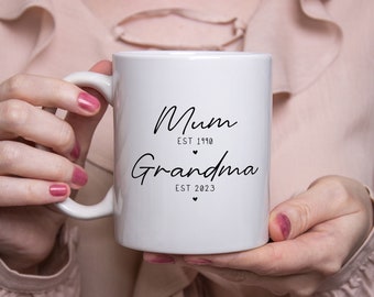 Gift for Mum, Nanny Mum Grandma Mug, Gift for Grandma, Grandma 2023, First Mothers Day Grandma, Grandma Mug, Grandma Gift, Mum Grandma